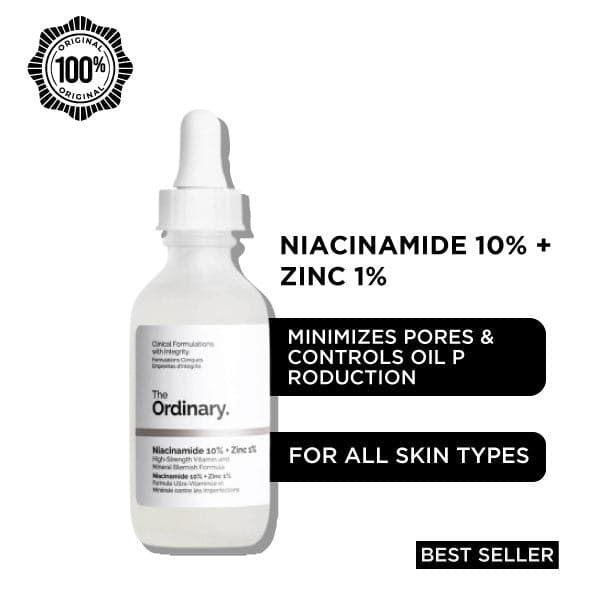 The Ordinary Niacinamide 10%+Zinc1% (Face serum 30ml )